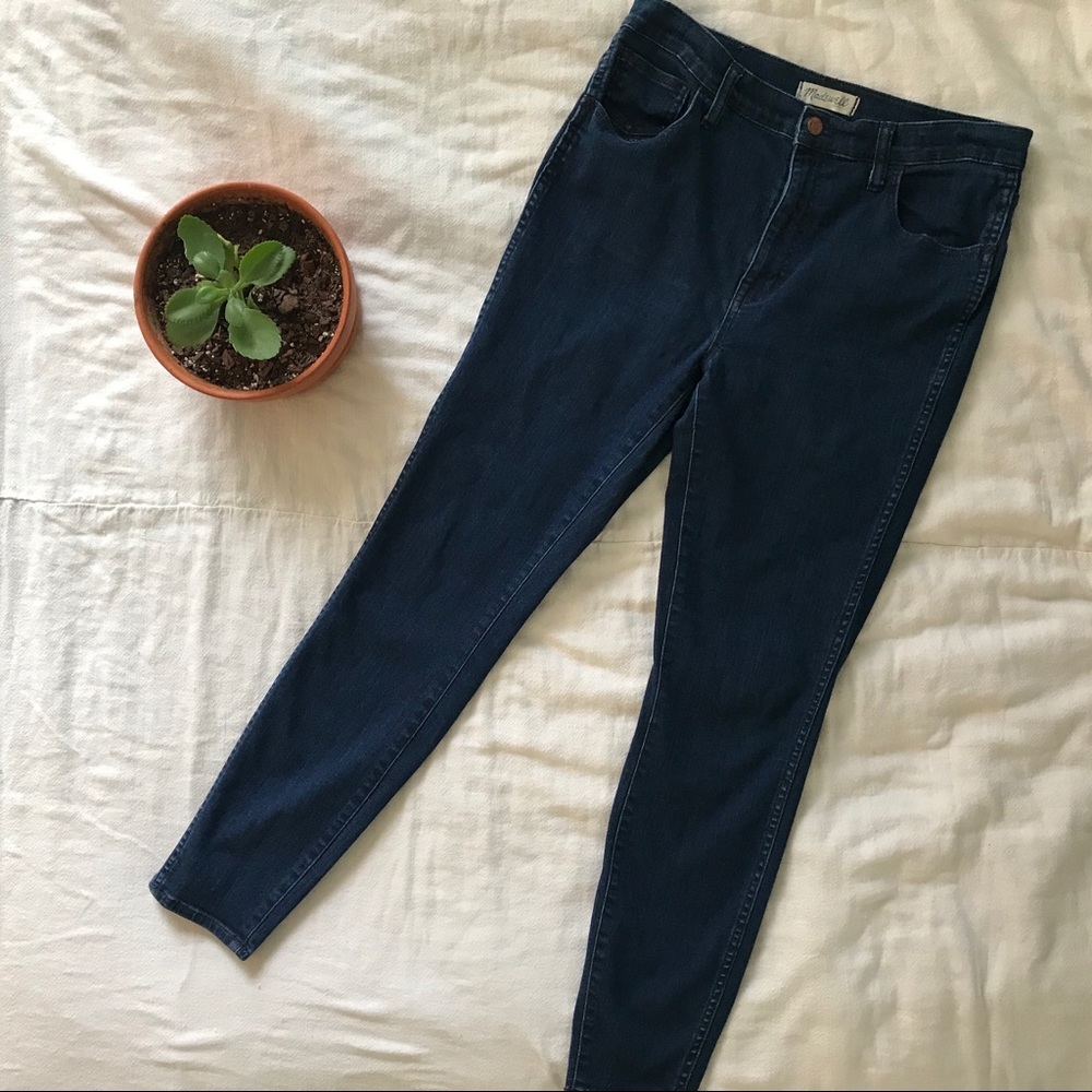 Madewell 10” High Riser Skinny Skinny Indigo Jeans